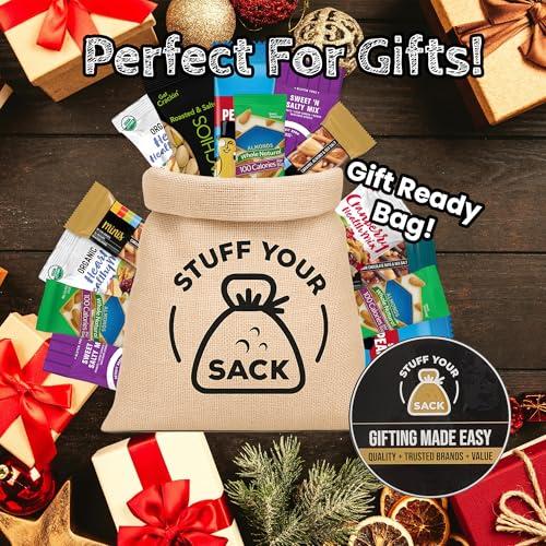 STUFF YOUR SACK Nuts Snack Packs/Healthy Snacks Variety Pack - 25 Count