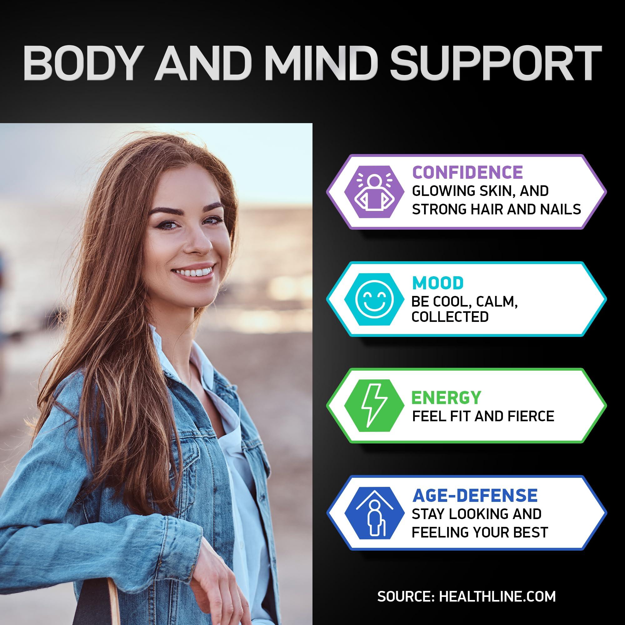 BIOACTIVE LABS Vegan Iron Supplements for Women with Folic Acid - 168% Folate Folic Acid, 194% Ferrous Sulfate Blood Builder with Anemia and Pregnant Women - 60 Gluten-Free Gentle Iron Tablets