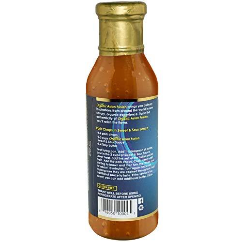Asian Fusion Organic Asian Fusion Tangy Sweet & Sour Marinade & Dipping Sauce - USDA Organic, Non GMO Project Verified, Gluten Free, Kosher Parve, Made in USA, 15 Oz. (1 Pack)