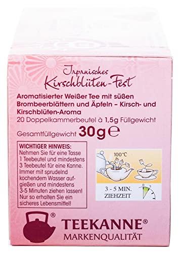 AgoKud Teekanne Japanese Cherry Blossom Tea 20 Bags (6er Pack)