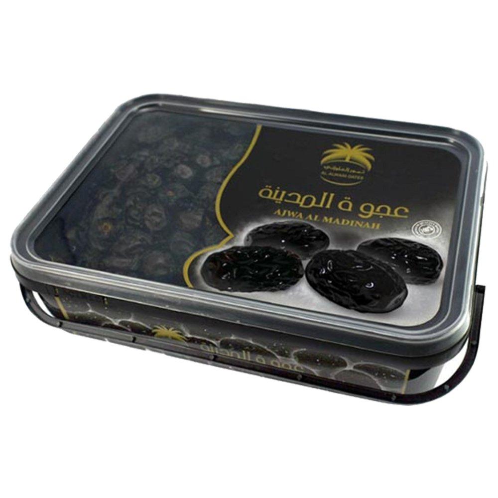 Ajwa Dates Al Ajwa Dates a Superfood, High Fiber, Heart Healthy Snacks - Natural Dried Fruit Supplement and Energy Booster - Ready to Eat Food, 800g
