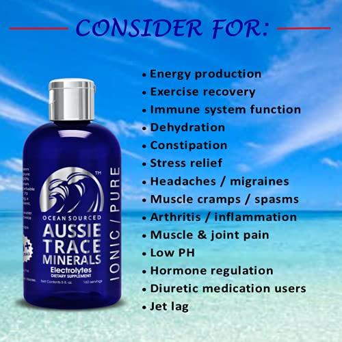 Aussie Trace Minerals Aussie Trace Minerals (2 oz) - Complete Electrolyte - 3rd Party Tested - Please Consider Your Source.
