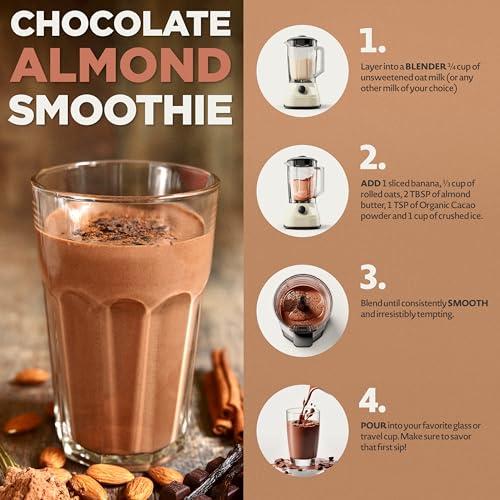 NaturaleBio NaturaleBio Organic Cacao Powder 35oz, Cocoa Powder Unsweetened, Natural and Pure - Produced from Raw Cacao Beans. Source of Magnesium, Manganese and Phosphorus