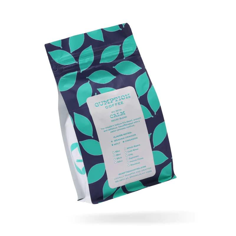 Gumption Coffee Gumption Coffee | Go With Calm - Decaf Blend | Specialty Coffee Whole Beans | 12oz / 16oz (16 oz)