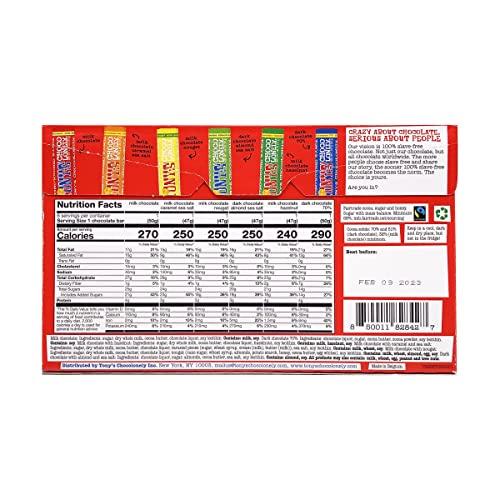 Tony's Chocolonely Tony's Chocolonely Rainbow Tasting Chocolate Bar Pack, 10.16 OZ