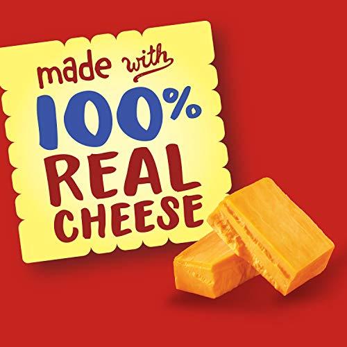 Cheez-It Cheez-It, Baked Snack Cheese Crackers, Reduced Fat Original, Made with 100% Real Cheese, 11.5oz Box(pack of 4)