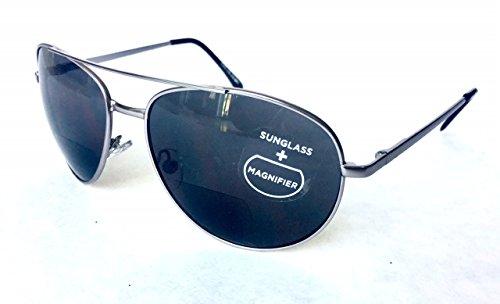 Foster Grant Foster Grant +3.25 "Aviator" BIFOCAL SUNLIGHT READER Sunglasses (189) 100% UVA & UVB Protection + FREE BONUS Cleaning Cloth