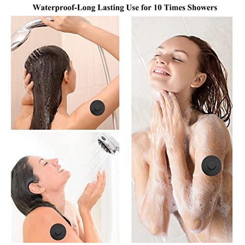 Bomister 60 Pieces Waterproof Sensor Covers for Freestyle Libre 1/2/3, Sweatproof CGM Sensors Adhesive Patches,Pre-Cut Continuous Glucose Monitor Protection,No Glue in The Center of Tape