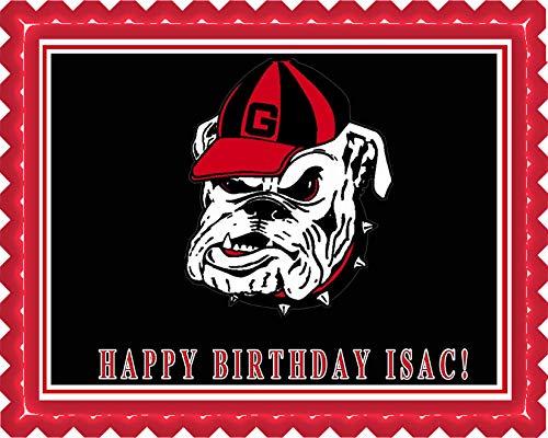 Georgia bulldog birthday cake best sale