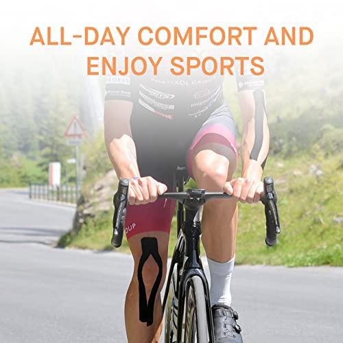 OK TAPE OK TAPE Kinesiology Tape, Basic Original Cotton Elastic Athletic Tape for Support and Recovery, Sports Tape Therapeutic Pain Relief, 2in16.4ft Uncut Roll - Pink