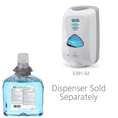 Gojo MICRELL TFX Antibacterial Foam Handwash, 1200 mL Hand Soap Refill For MICRELL TFX Touch-Free Dispenser (Pack of 2) – 5357-02