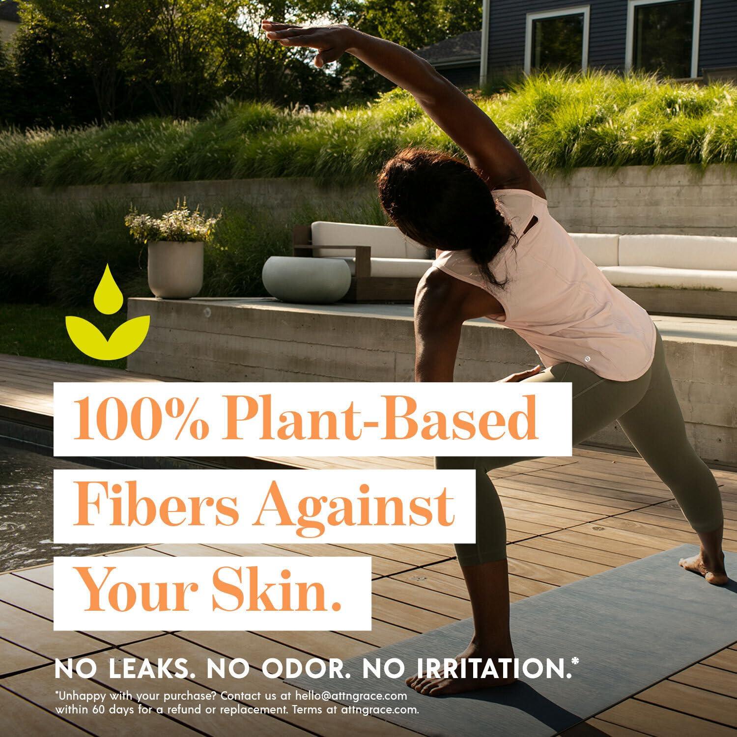 ATTN : GRACE Attn: Grace Ultimate Incontinence Pads for Women, 28-Pack - High Absorbency, Breathable, Plant-Based - Overnight Pads for Heavy Bladder Leaks & Sensitive Skin