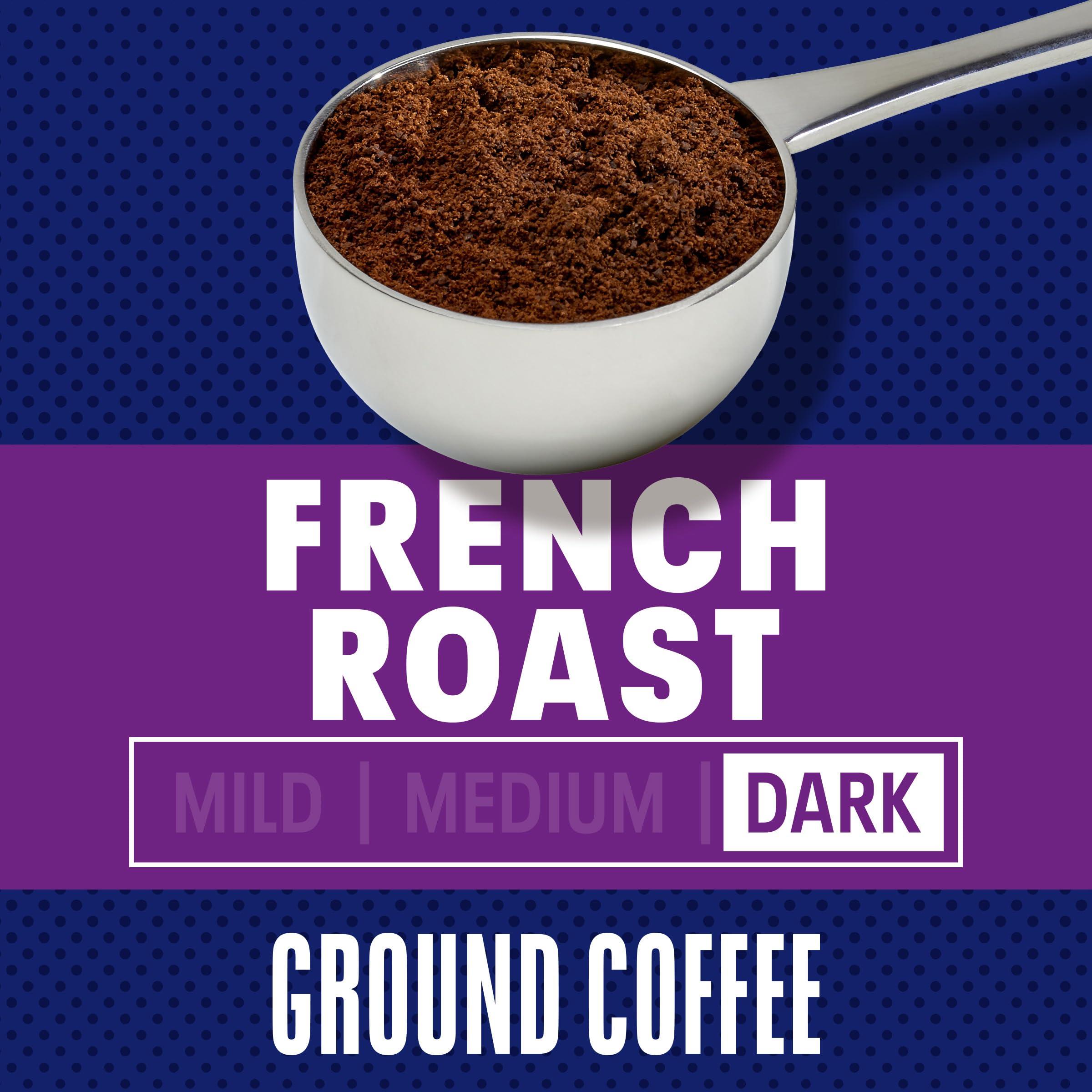 MAXWELL HOUSE Maxwell House French Roast Dark Roast Ground Coffee (25.6 oz Canister)