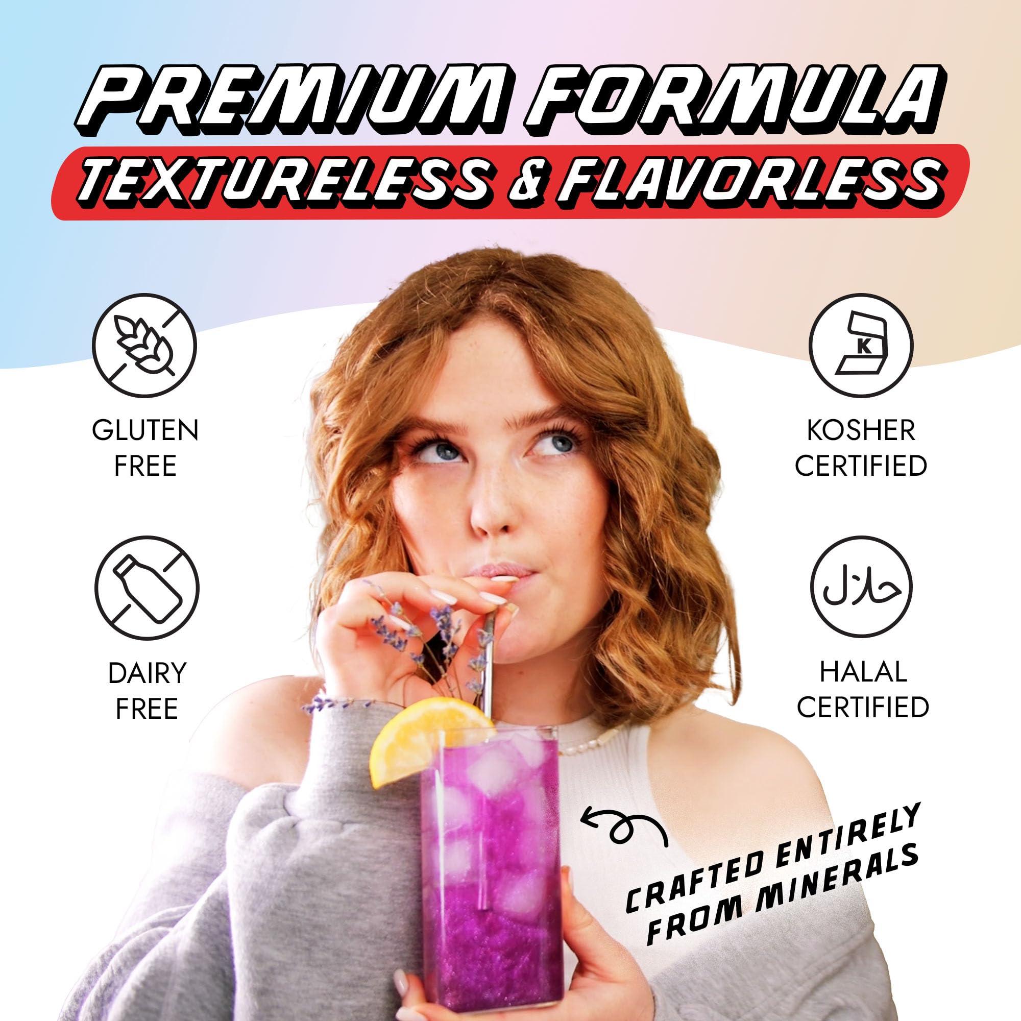 MONGASQUE MONGASQUE Magic Rainbow Edible Glitter for Cocktails 10g - Valentines Edible Glitter Drinks - Edible Cocktail Glitter for Drinks - Edible Drink Glitter for Cocktails & Cake - Edible Glitter Cakes