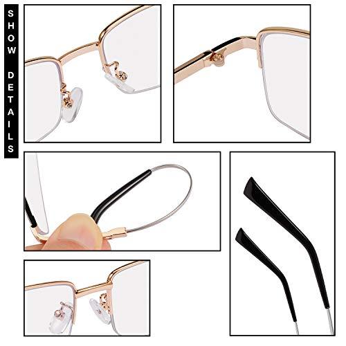 MIRYEA MIRYEA Progressive Multifocus Computer Reading Glasses Blue Light Blocking Readers