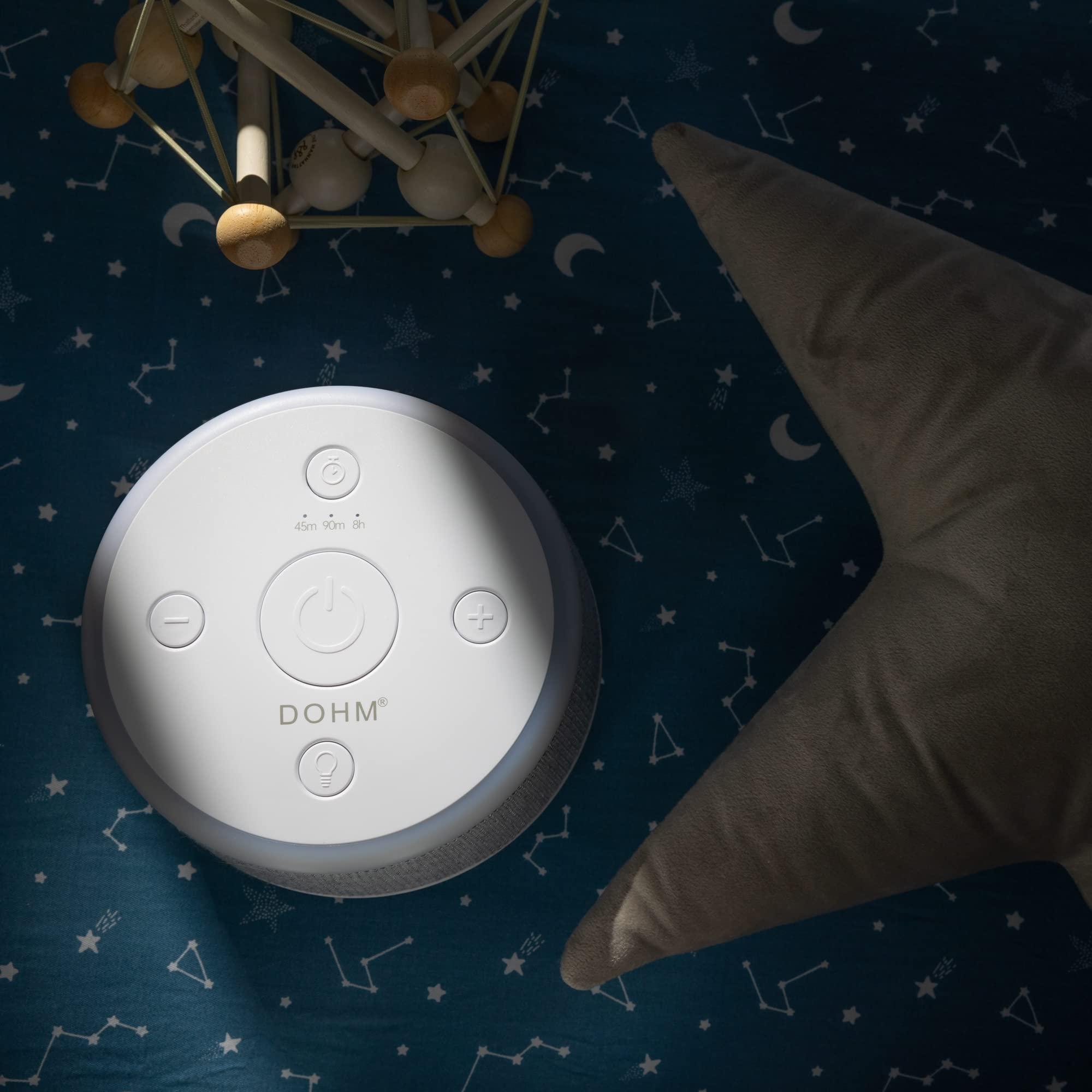 YOGASLEEP Yogasleep Dohm Nova White Noise Sound Machine, Better Sleep for Babies & Adults. Includes Night Light, 10 Fan Speeds & Calming Pink Noise for Louder Noise Masking. Noise Canceling for Office Privacy.