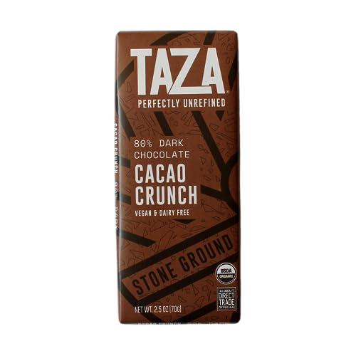 Taza Chocolate Taza Chocolate Organic Seriously Good Dark Chocolate Bar Variety Pack Bundle, 2.5 oz (4 count), Vegan