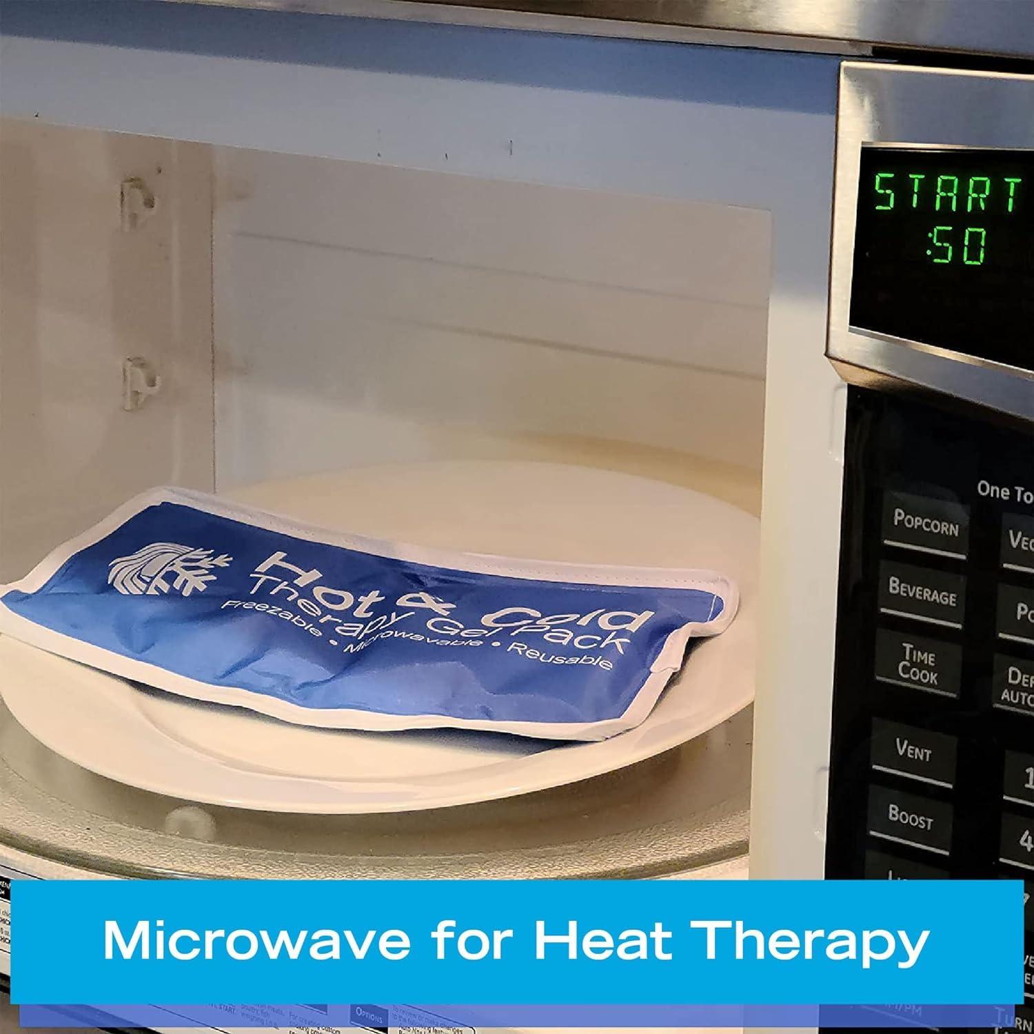 Roscoe Medical Roscoe Medical Gel Ice Packs Reusable and Cold Packs for Injuries Reusable, Shoulder Ice Pack, Knee Ice Pack, Hot and Cold Pack, Ice Pack for Back, 5 x 10 Inches, Small Ice Pack