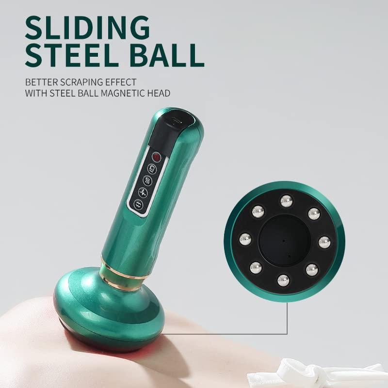 wregin Sculpiflex - Sculpiflex Cellulite Machine, 100% Gentle Sculpiflex Cellulite, Cordless - Sculpiflex Anti Cellulite Machine - Cupping Massager for Cellulite, With Pressure Relief and Timing (C-white)