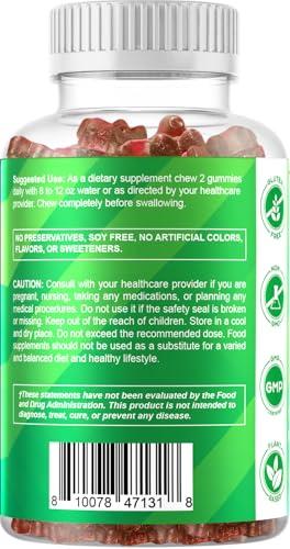 Vitamatic Vitamatic 2 Pack Irish Sea Moss Gummies- 3000mg Equivalent Per Serving (from Extract 132.5 mg) - 60 Ct - Made with Bladderwrack & Burdock Root - Seamoss Supplement for Thyroid, Energy, Immune Support