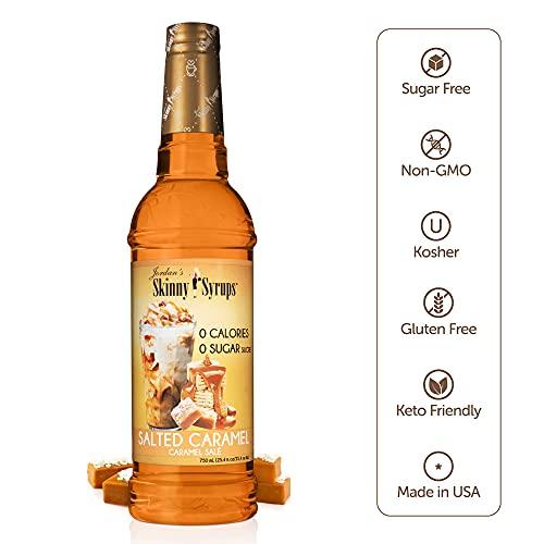 Jordan's Skinny Syrups Jordans Skinny Syrups Jordan Skinny Syrup Sugar Free Salted Caramel,one 25.4 ounce bottle
