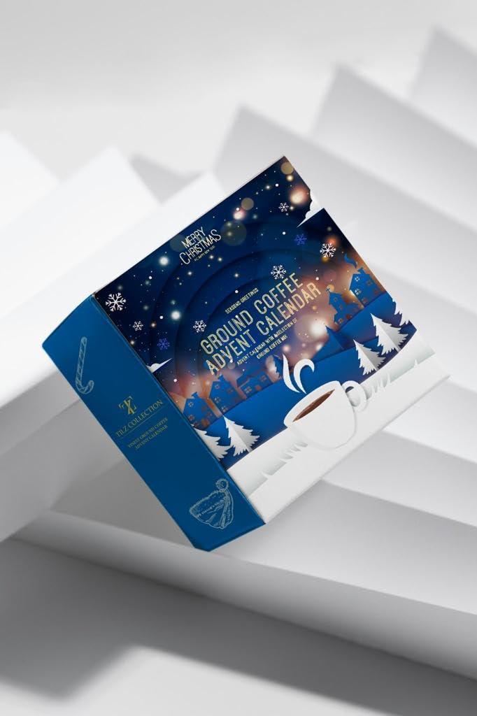Tilz Coffee Advent Calendar 2024, Coffee Gifts For Women, Men, 24 Flavours Instant Coffee Packets Single Serve, Food Advent Christmas Coffee Gifts For Coffee Lovers, Coffee Gift Sets For Women Men