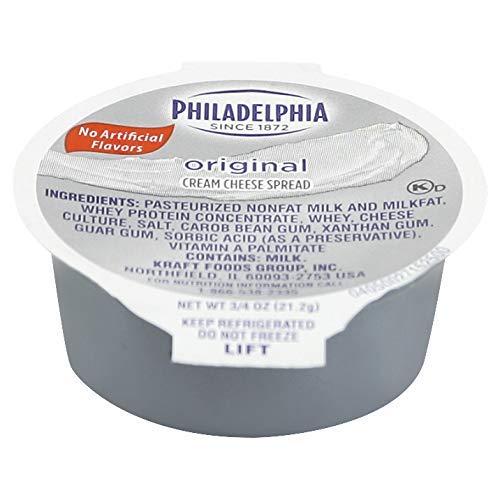 Philadelphia Kraft Philadelphia Original Cream Cheese Spread - Cup, 3/4 Ounce -- 100 per case. by Philadelphia