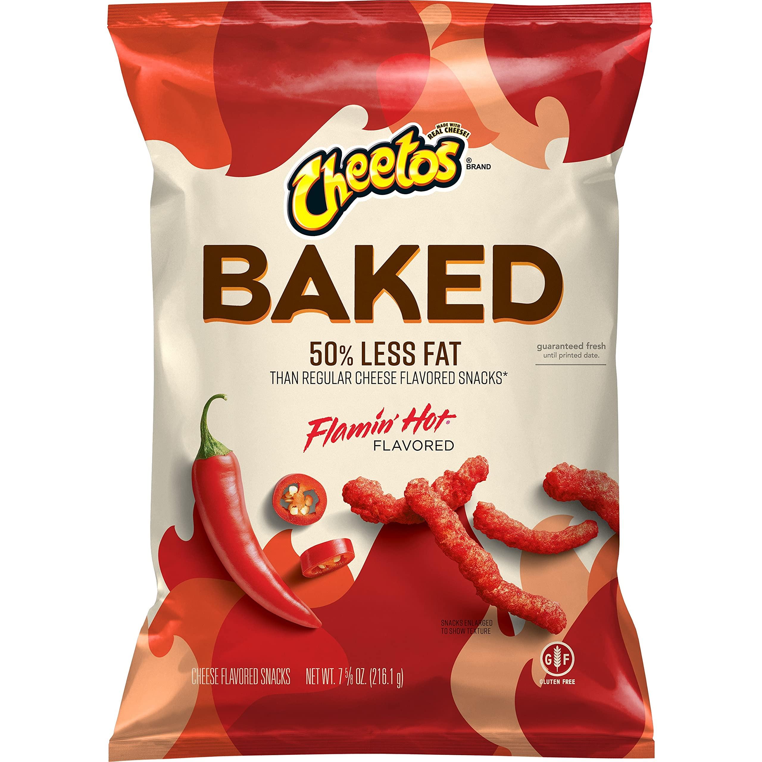 Cheetos Cheetos Baked Flamin' Hot Cheese Snack, 7.625 Oz
