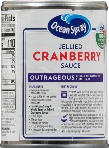 Ocean Spray Ocean Spray Cranberry Sauce, Jellied, 14 Fl Oz