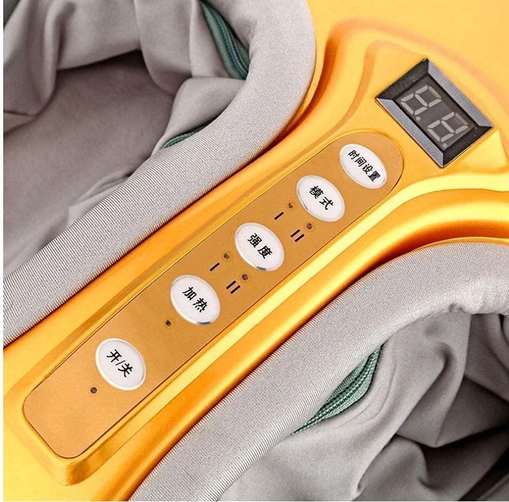 RMENST RMENST Foot Massager Machine with Heat, Deep Kneading, Multi-Level Settings, Feet Massage, for Tired Muscles and Fasciitis, for Home and Office (Color : Gold)