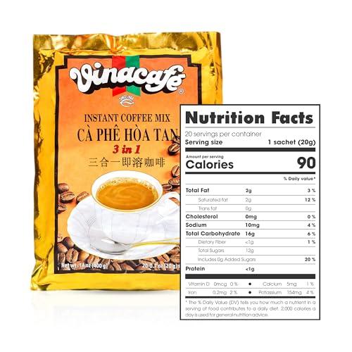Vinacafe Vinacafe Instant Coffee Mix 3 in 1 (Pack of 5 | 20 Sachets Per Bag)
