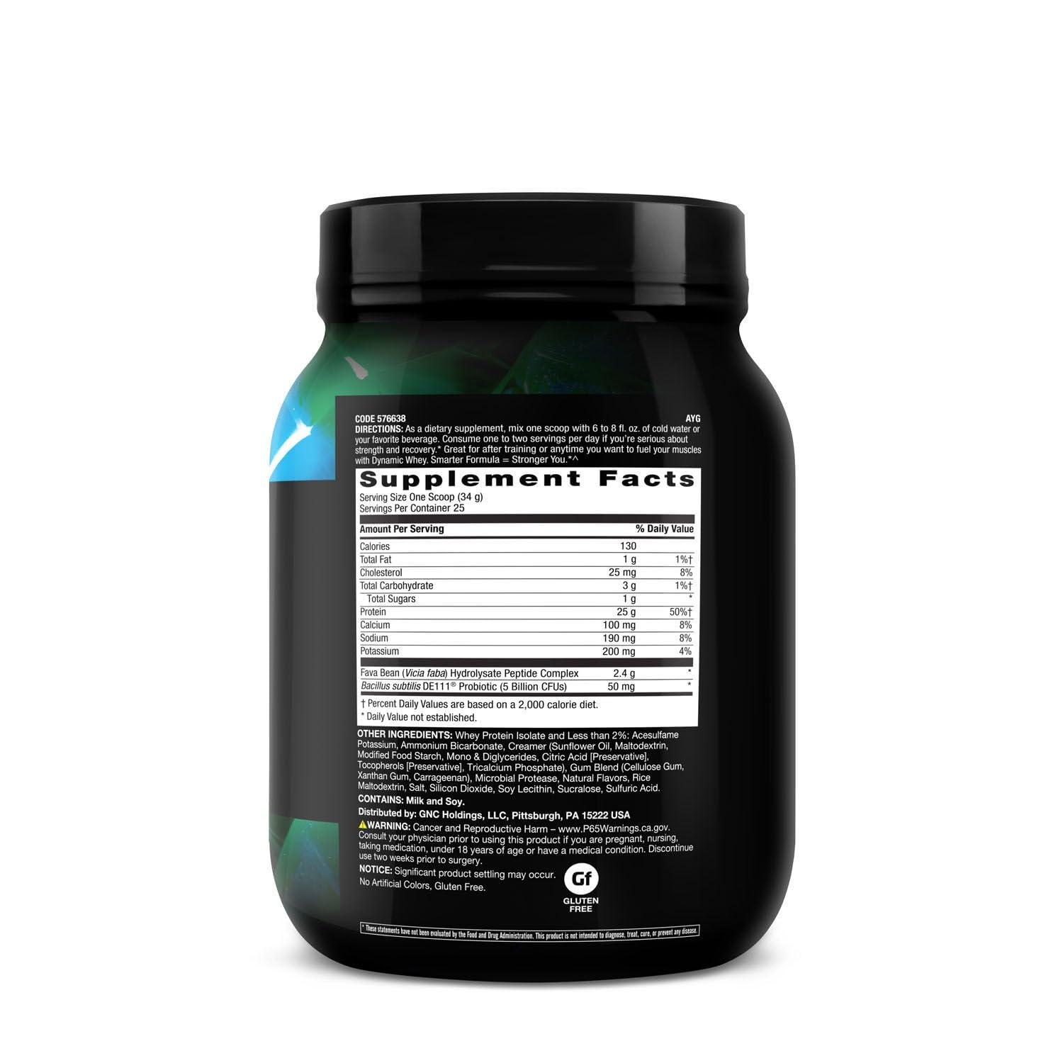 BEYOND RAW BEYOND RAW Dynamic Whey | High-Tech Protein | Optimized Absorption and Faster Recovery | Vanilla Ice Cream | 25 Servings