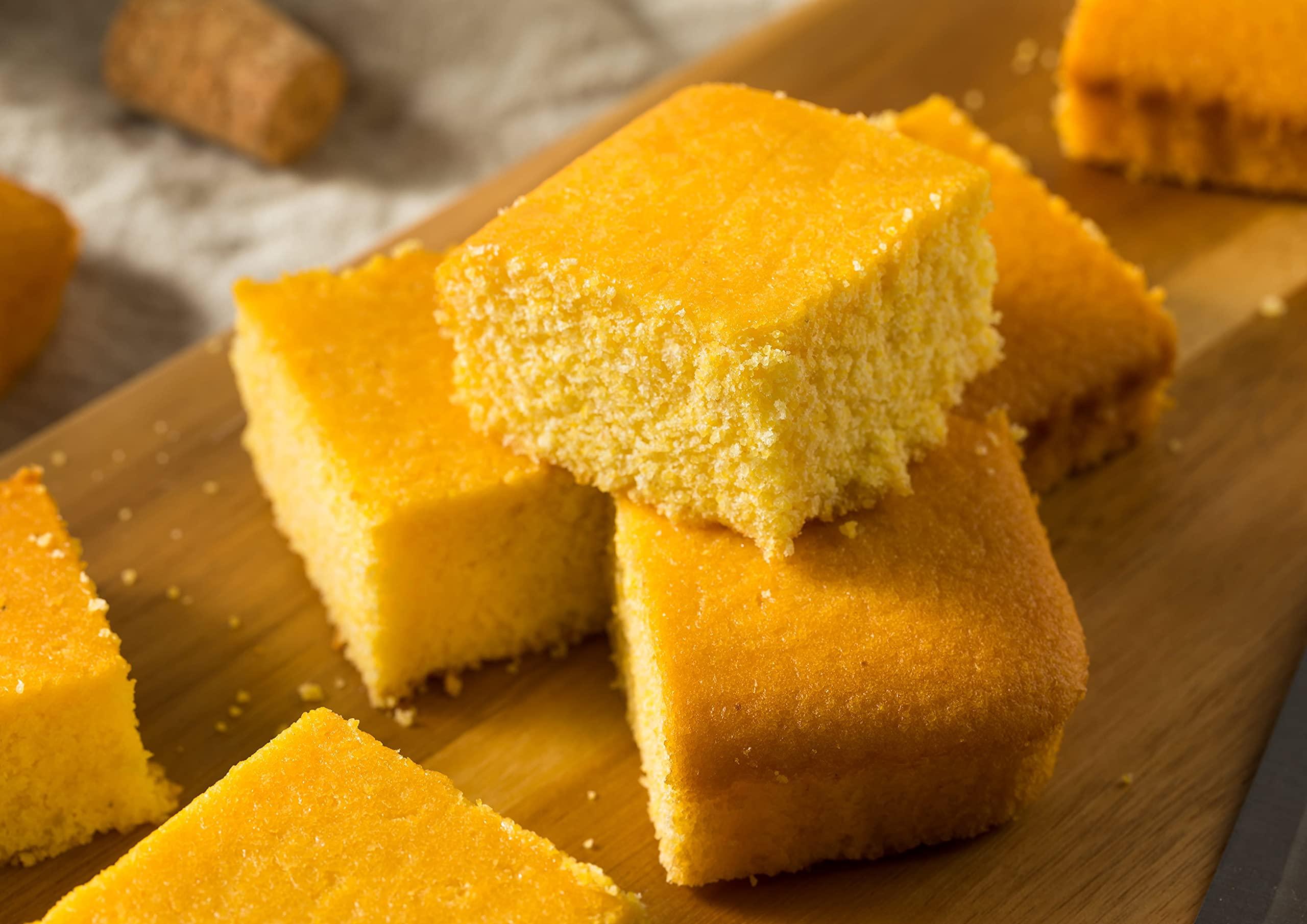 Food to Live Food to Live - Old Fashioned Cornmeal, 9 Pounds - Whole Grain Corn Flour, Finely Ground Meal, Vegan, Kosher, Bulk, Great for Baking Cornbread, Muffins, Pancakes, Waffles and Tortillas