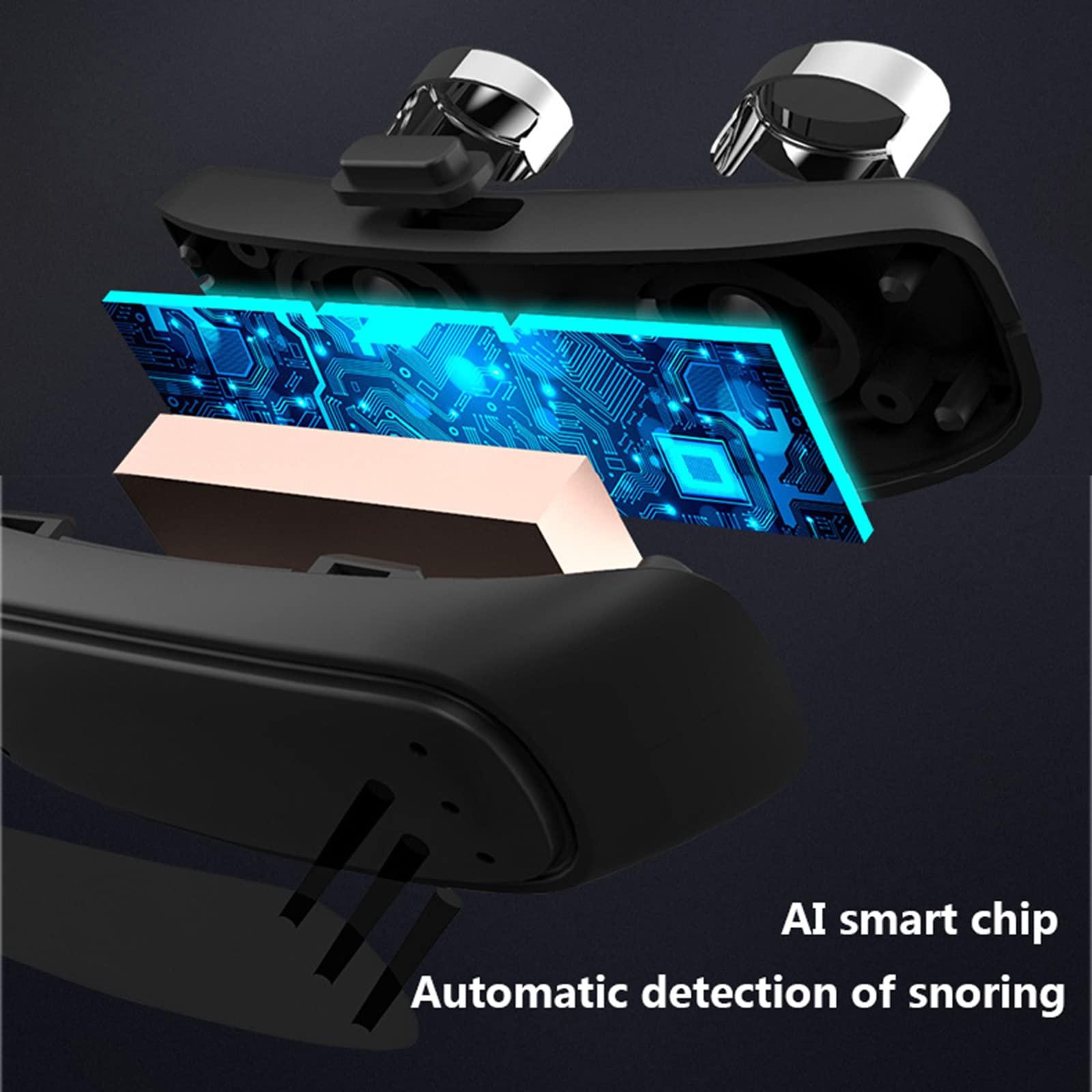 Walkervo Smart Anti Snoring Device Electric Stop Machine Automatic Laryngeal Snoring Device for Men And Women Snoring Aid Smart Snore Stopper Sleeping Aid Snoring Solution