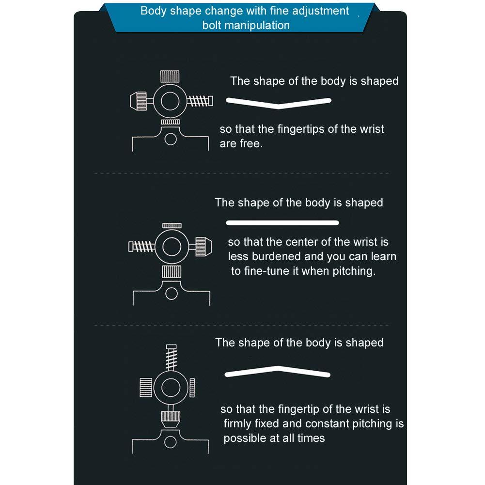 [ABS ROBOWRISTOEM] ABS ROBOWRIST Gold Finger Right Hand Bowling Wrist Support Accessories (Small)