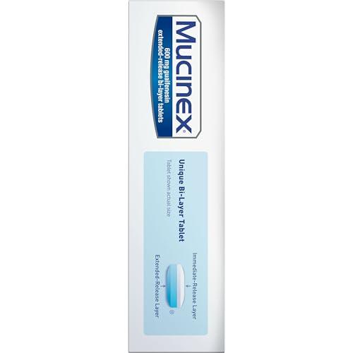Mucinex Mucinex Chest Congestion, 12 Hour Extended Release Tablets, 68ct, 600 mg Guaifenesin Relieves Chest Congestion Caused by Excess Mucus, #1 Doctor Recommended OTC Expectorant