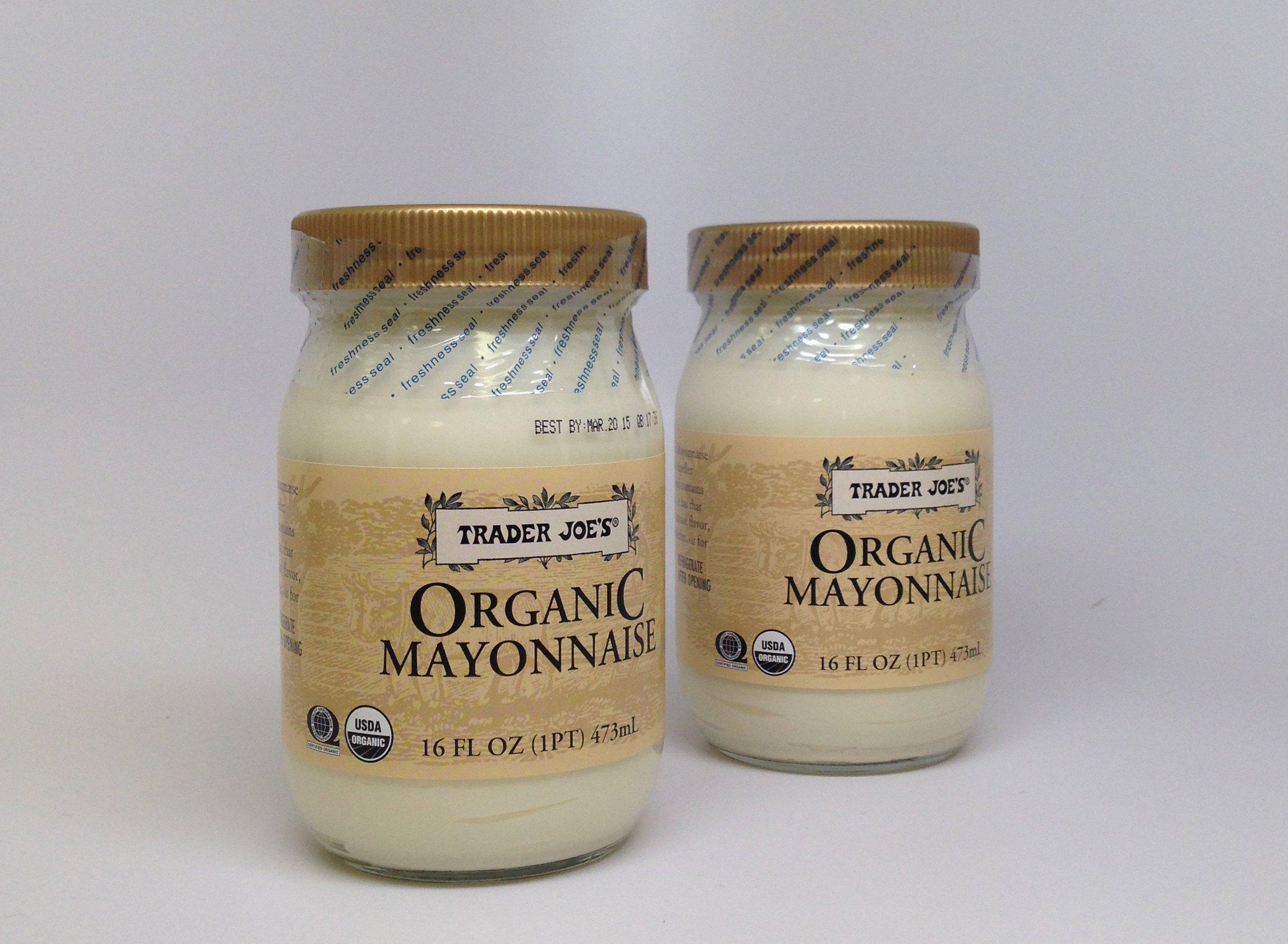TJ\'s Trader Joe\'s Organic Mayonnaise (Pack of 2) 16-oz Jars