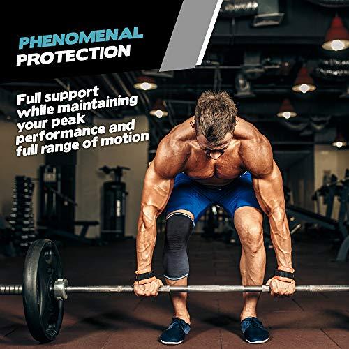 POWERLIX POWERLIX Compression Knee Sleeve for Women & Men, Medical Knee Brace for Arthritis & Knee Pain Relief, Meniscus Tear & Injury Recovery, Knee Support & Protection for Working Out, Running & All Sports