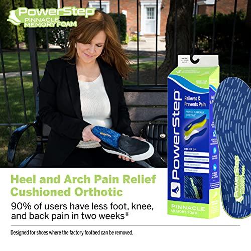 Powerstep Powerstep Unisex Adult Memory Foam Insoles, Blue/Green, Men\'s 7-7.5 / Women\'s 9-9.5