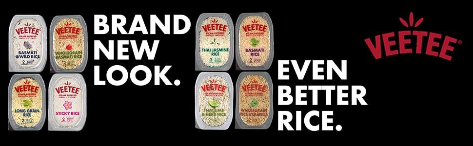 Veetee Veetee Heat & Eat Sticky Rice - Minute Rice Microwavable Meals - Instant Rice Meals Ready to Eat Gluten Free Precooked Rice - 10.6 Ounce (Pack of 6)