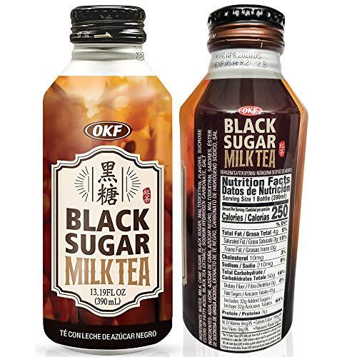 OKF OKF Black Sugar Milk Tea, 13.19 Fluid Ounce (Pack of 20)