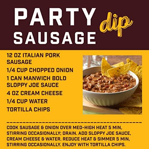 MANWICH Manwich Sloppy Joe Sauce, Bold Flavor, Canned Sauce, 16 Oz(Pack of 12)