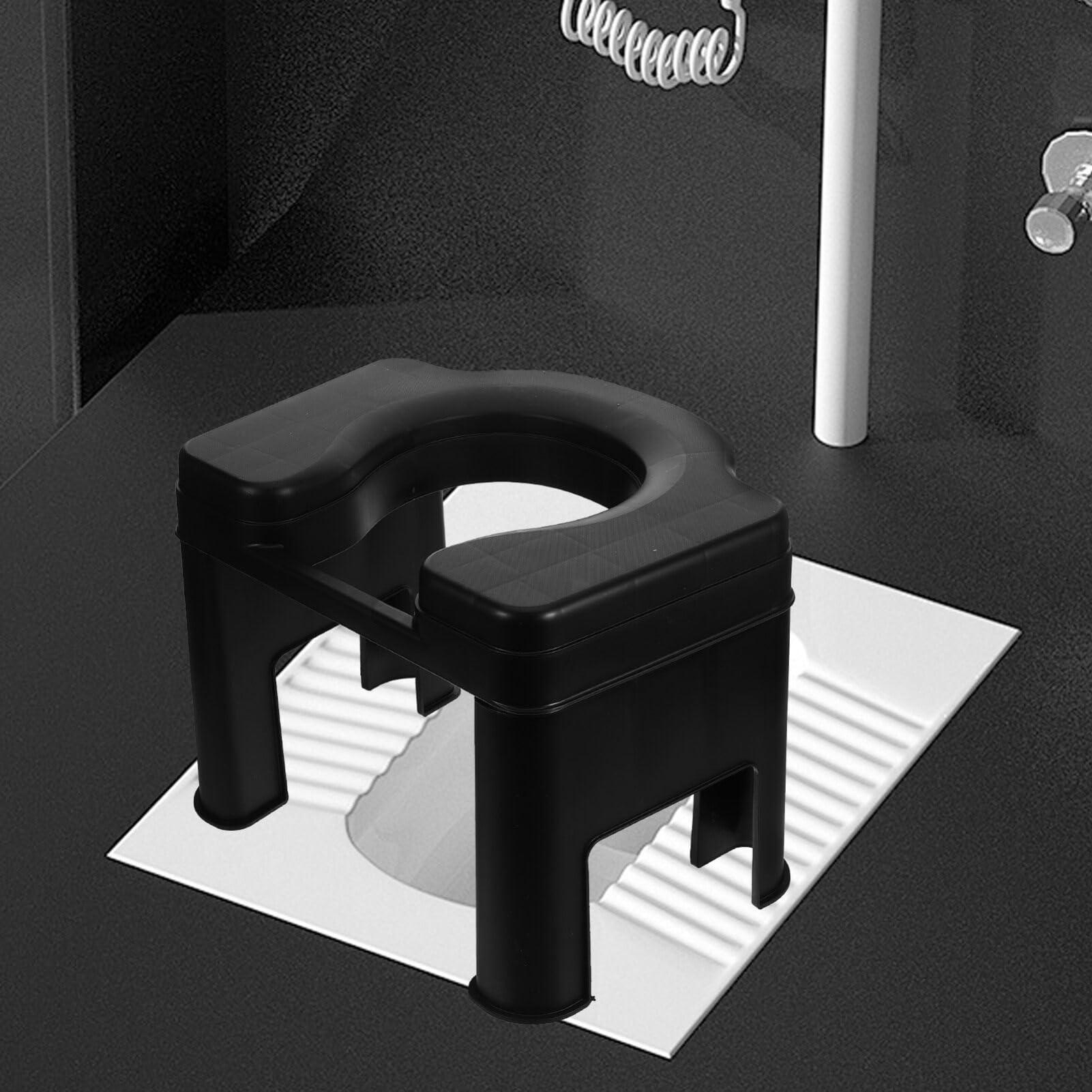 Healvian Healvian Portable Toilet Seats, 26.5cm Emergency Toilet Squats Stool Potty Step Stool Toilet Seat Stool Squatting Toilet Stool Toilet Camping Seats for Senior, Handicap, Disabled