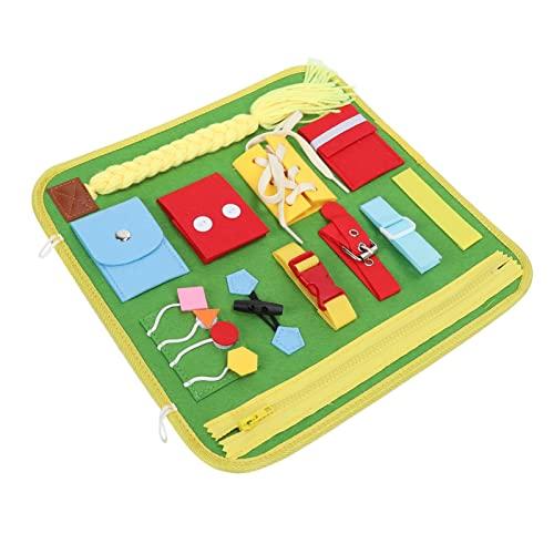 Dioche Memory Loss Fidget Blanket Dementia Sensory Pad Educational Sensory Toys Alzheimer Patient Anxiety Sensory Blanket Anxiety Relief Improves Mental Stimulation