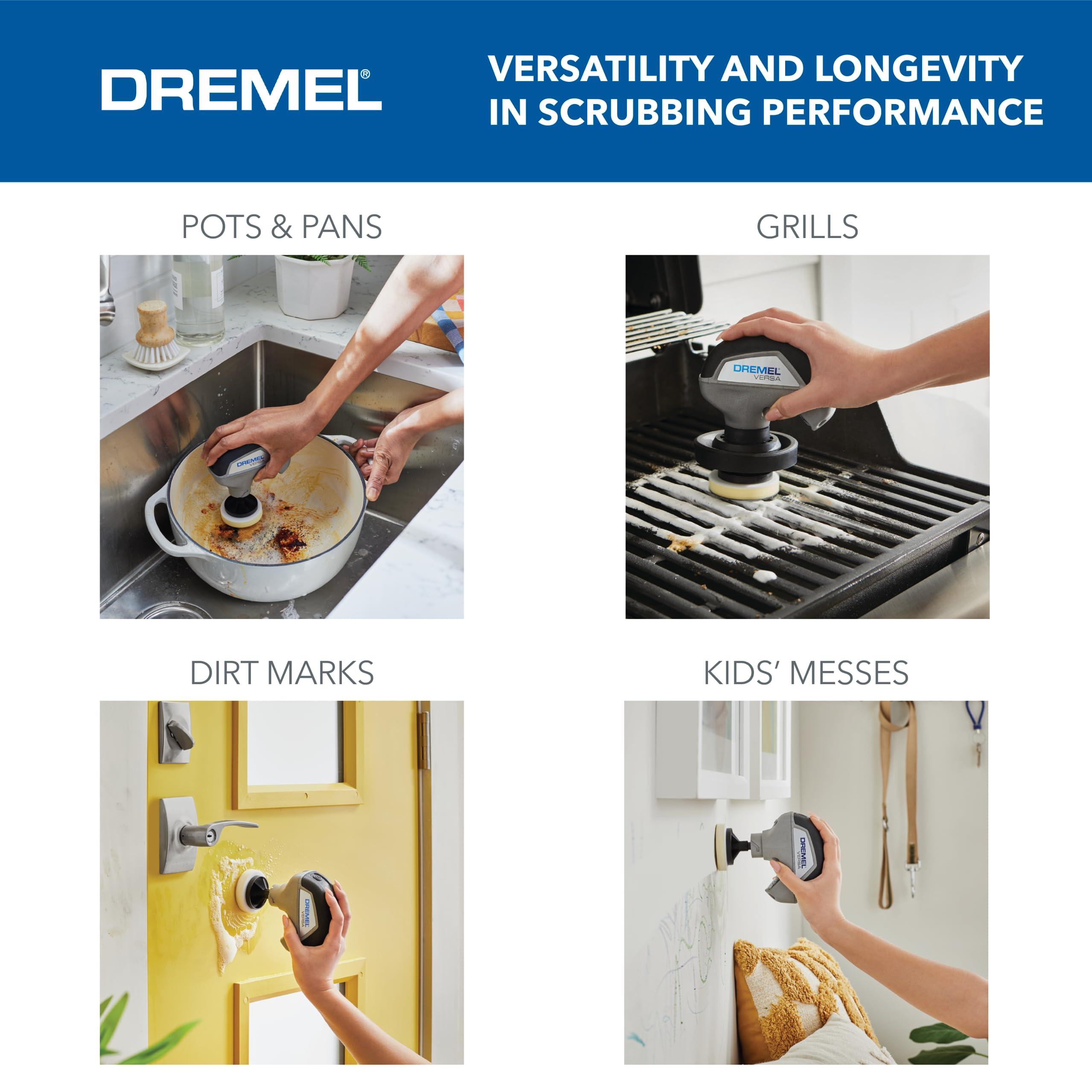 Dremel Dremel Versa Power Scrubber Kit with 5 Scrub Daddy Cleaning Sponge Pads - Waterproof Cordless Electric Spin Scrubber, High Speed, Multi-Surface Cleaning for Kitchen, Household, and Bathroom, PC10-07