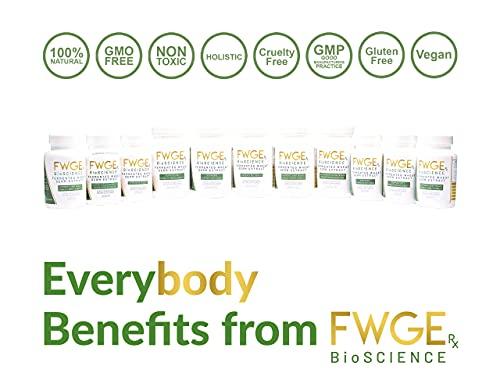 FWGE Rx BioSCIENCE Spermidine Immune Defense and Cellular Health - Fermented Wheat Germ Extract, Vitality Inducer, Holistic, Non-GMO, Gluten-free, Sugar-free, Vegan, Antioxidant, Natural, 60 Capsules