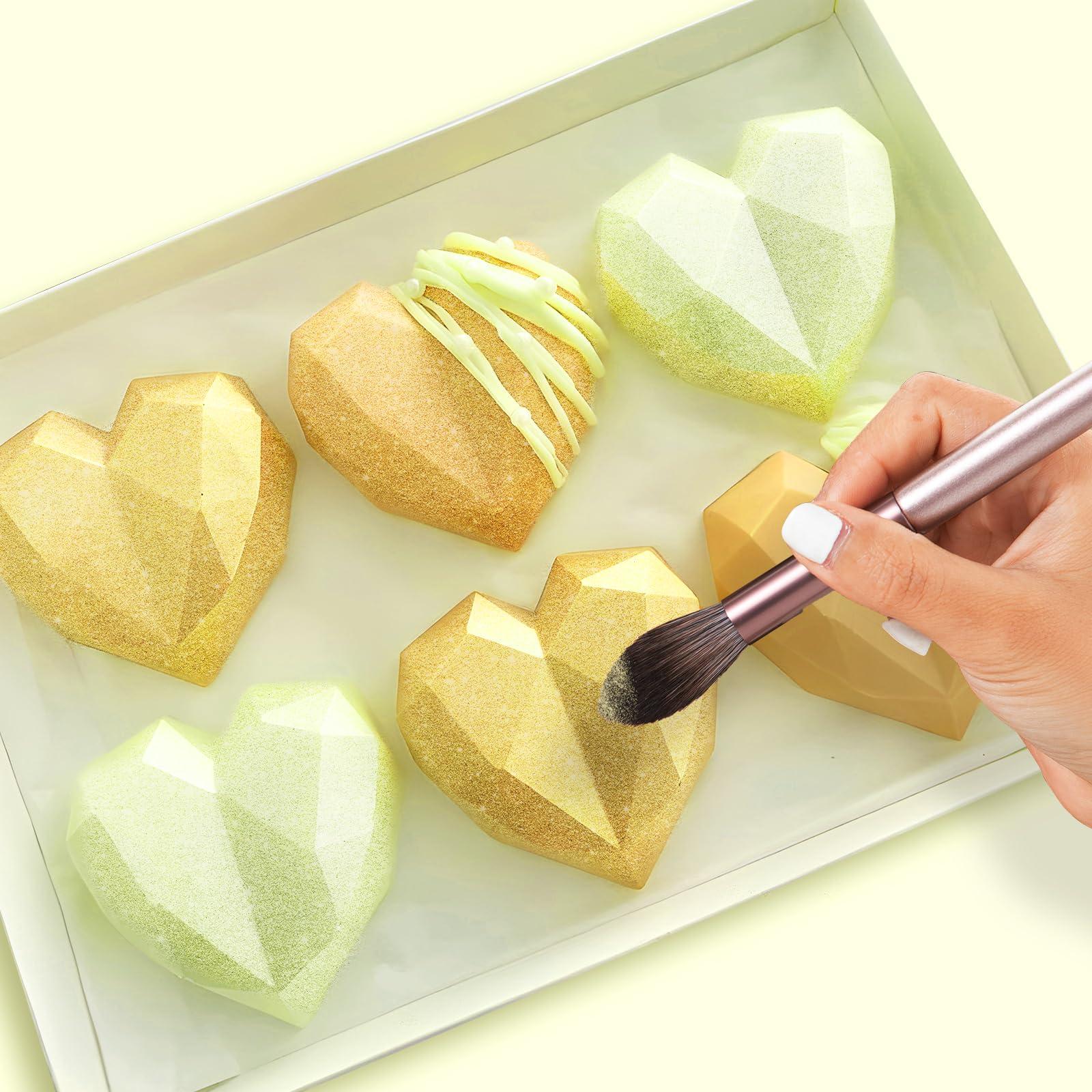 FOODHOO Foodhoo Super Gold Luster Dust Edible, Food Grade Edible Glitter Sprinkles, Edible Shimmer Dust, Tasteless Edible Glitters for Drinks, Cocktails, Cakes, 7g/bottle