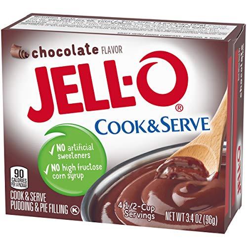 Jell-O JELLO Chocolate Pie Filling Mix (3.4oz Boxes, Pack of 6)