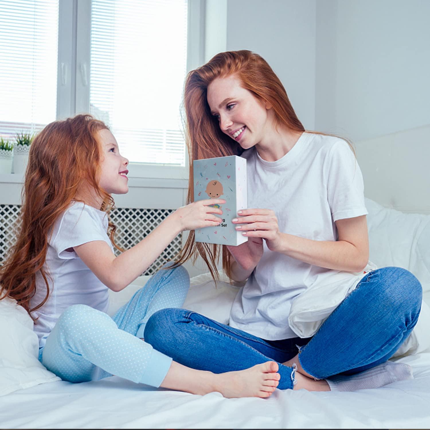 Frerdui Baby Toddler Infant Toothbrush 6 to 12 Months and Up Age 1 2 3 1-2 2-4 Year Old, 10 in 1 Toothbrushes Gift Set with Soft Finger U-shaped Brush Brushing Bristles for Newborns Kids Children Child