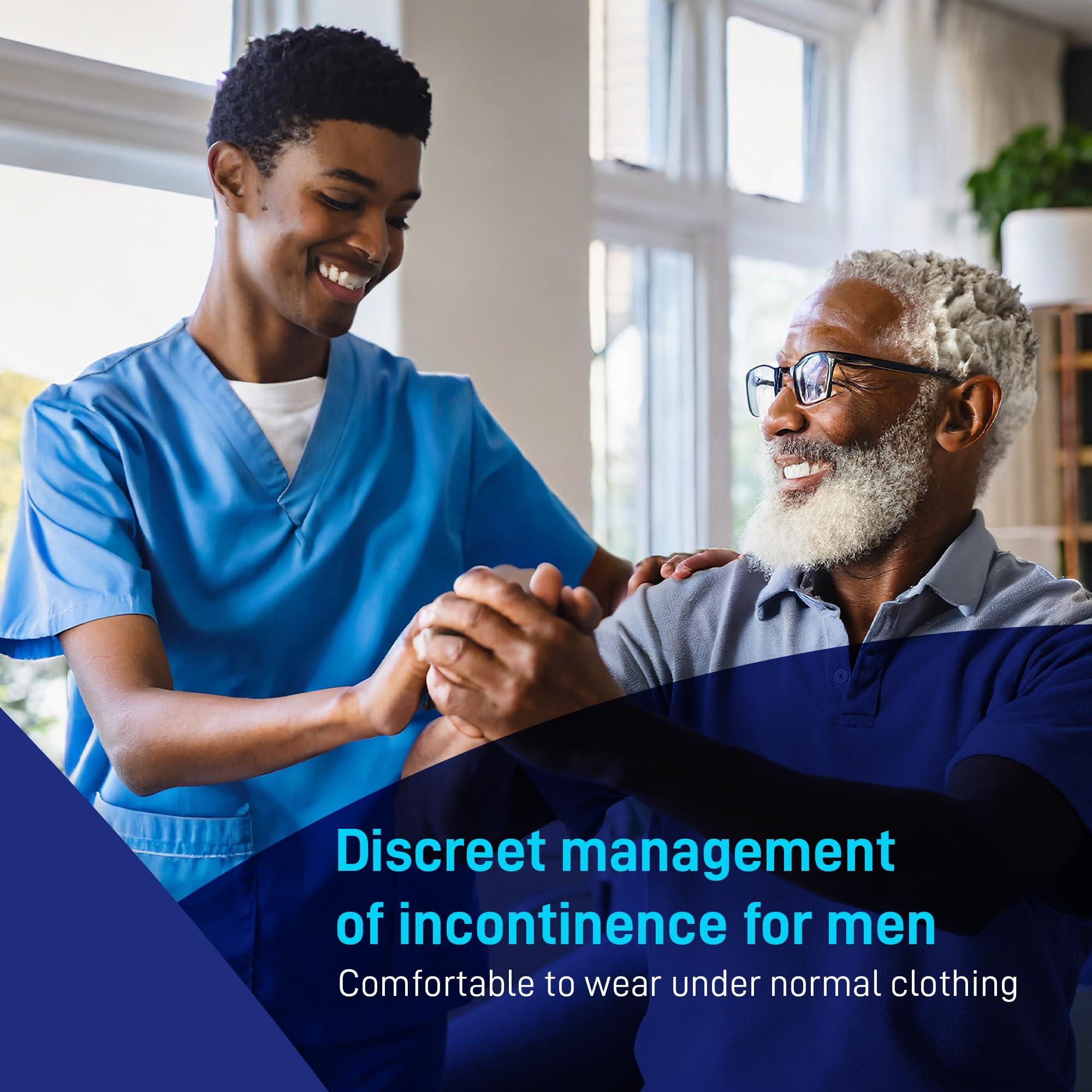 Arcus Medical Afex Management System for Male Incontinence with High Receptacle Recommended for Active Daytime use XXXLarge Waist